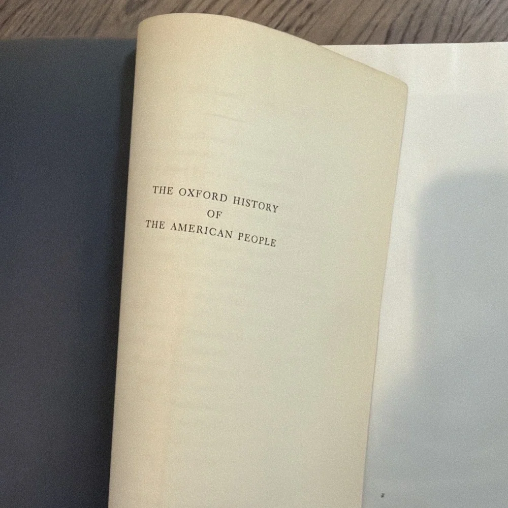 The Oxford History of the American People HC Samuel Eliot Morison 1965 1st Ed